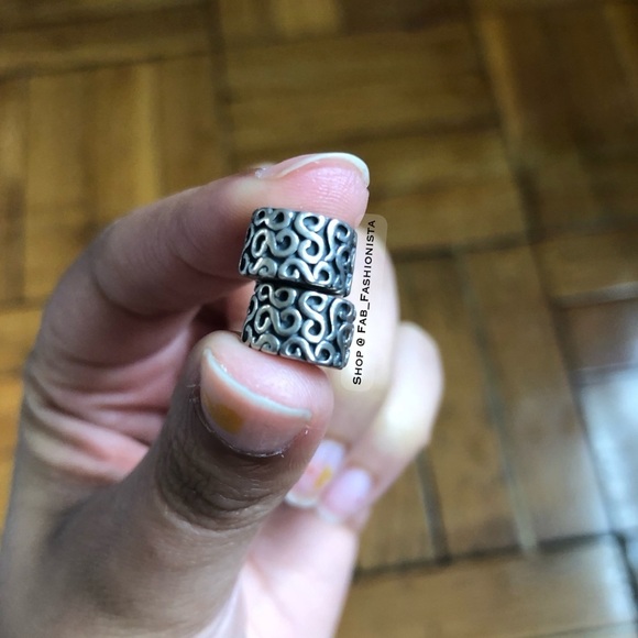 Pandora sterling silver 2 clips only - Picture 5 of 7